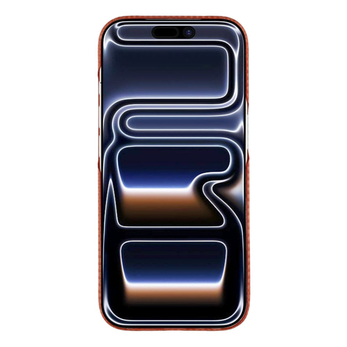 A-One Brand - iPhone 17 Pro Max Mobilskal MagSafe Carbon Fiber - Orange/Röd