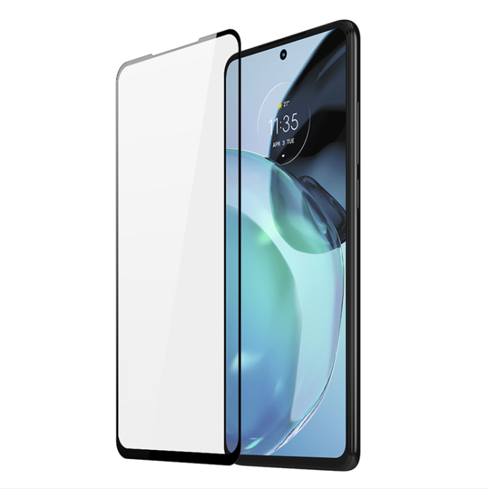 UTGATT1 - Dux Ducis Motorola Moto G72 Härdat glas 9D Frame 9H - Svart