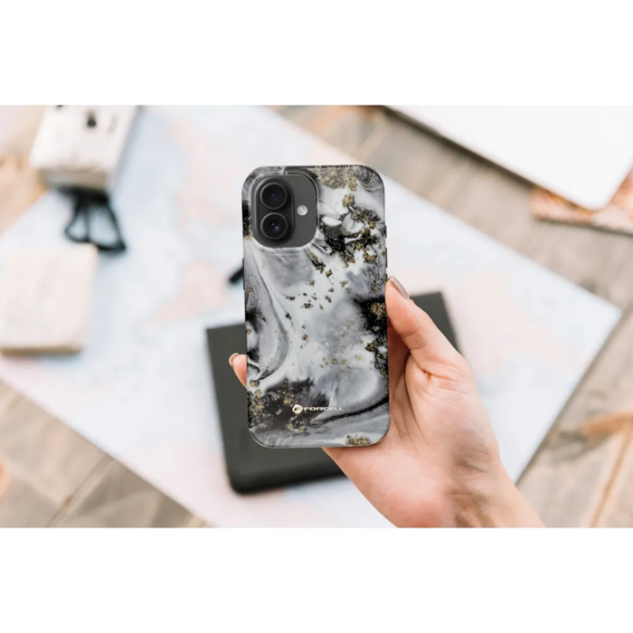 Forcell - Forcell iPhone 15 Mobilskal MagSafe Mirage - Silver Fog