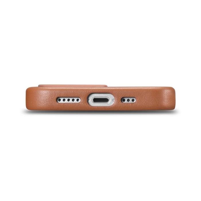 UTGATT1 - iCarer iPhone 14 Pro Max Skal Magsafe Äkta Läder - Brun