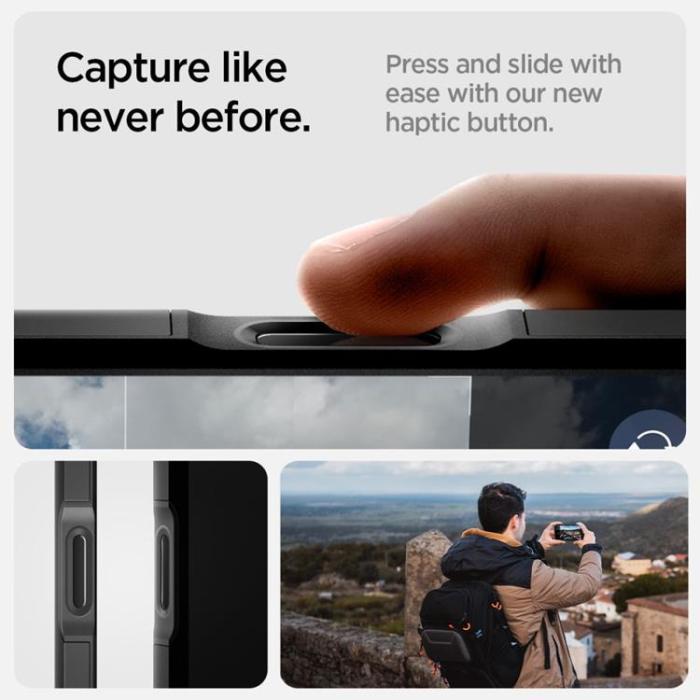 Spigen - Spigen iPhone 16 Pro Max Mobilskal MagSafe Tough Armor T - Svart