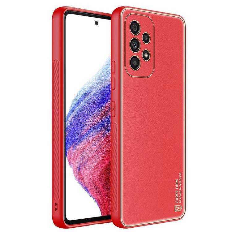 Dux Ducis Galaxy A53 5G Skal Yolo Eco Läder - Röd | 2353 | AlltMobil