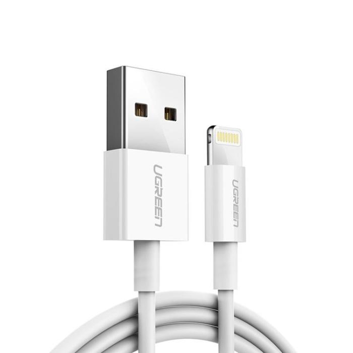 Ugreen - Ugreen USB-A till Lightning kabel 1m - Vit