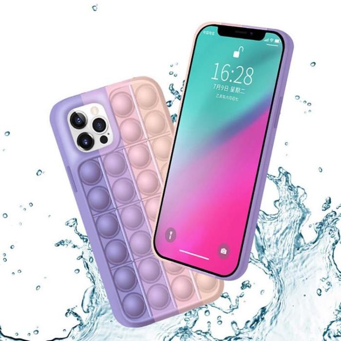 OEM - iPhone 13 Mobilskal Pop it Fidget Multicolor - Mörkgrön