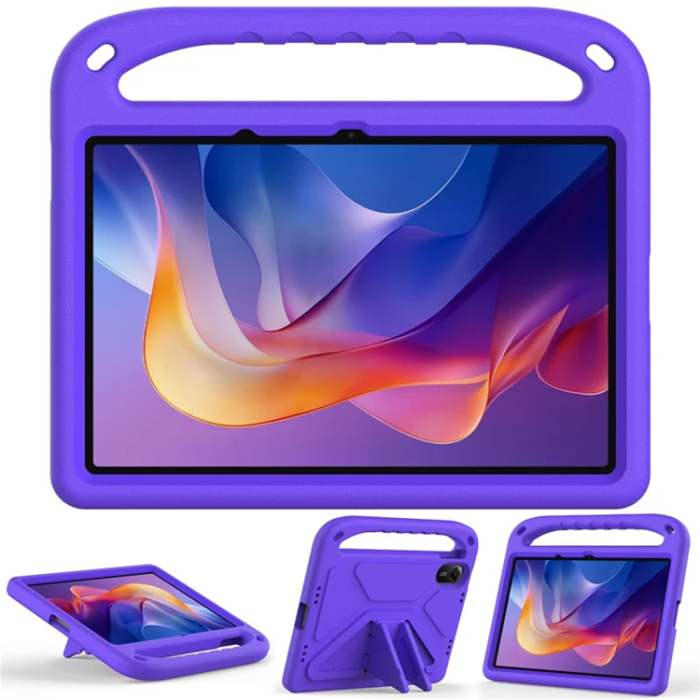 A-One Brand - Xiaomi Redmi Pad 2 Skal EVA Handgrepp Kickstand - Lila
