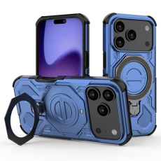 A-One Brand - iPhone 17 Pro Max Mobilskal Rotating Kickstand - Mörkblå