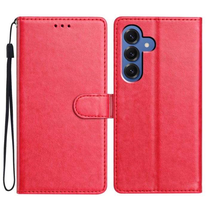 OEM - Samsung Galaxy S26 Plus Plånboksfodral Konstläder Ställfunktion - Rosa
