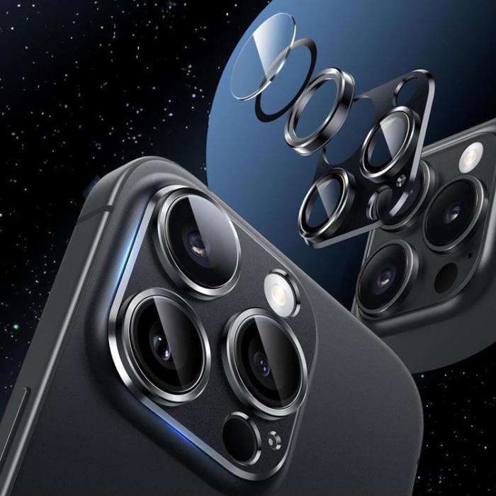 Hofi - HOFI iPhone 16 Pro/16 Pro Max Kameralinsskydd Härdat Glas Fullcam Pro Plus