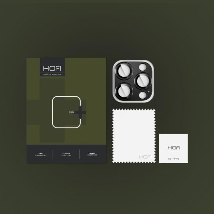 Hofi - HOFI iPhone 16 Pro/16 Pro Max Kameralinsskydd Härdat Glas Fullcam Pro Plus