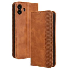 A-One Brand - Nothing CMF Phone 1 Plånboksfodral Retro Kickstand - Brun