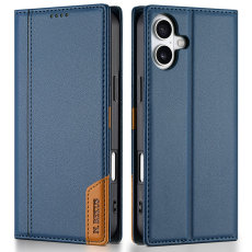 N.BEKUS - N.BEKUS iPhone 17 Plånboksfodral RFID Blocking P3 - Blå