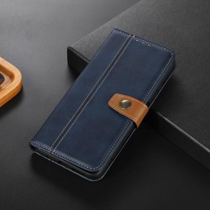 A-One Brand - OnePlus Nord 2T 5G Plånboksfodral Dual Magnetic - Blå