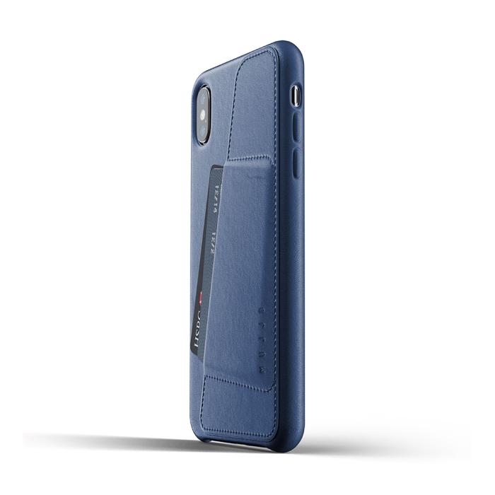 UTGATT4 - Mujjo Full Leather Wallet Case för iPhone XS Max - Tan