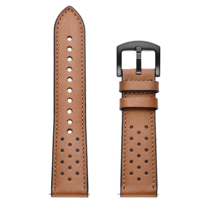 UTGATT5 - Tech-Protect Leather Samsung Galaxy Watch 3 45mm - Brun