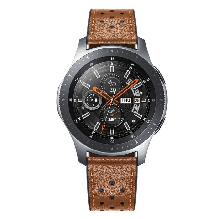 UTGATT5 - Tech-Protect Leather Samsung Galaxy Watch 3 45mm - Brun