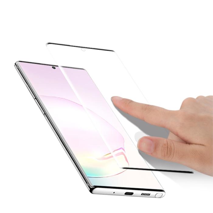 Mocolo - Mocolo 3D Curved Härdat Glas Skärmskydd för Galaxy Note 20 Ultra - Svart