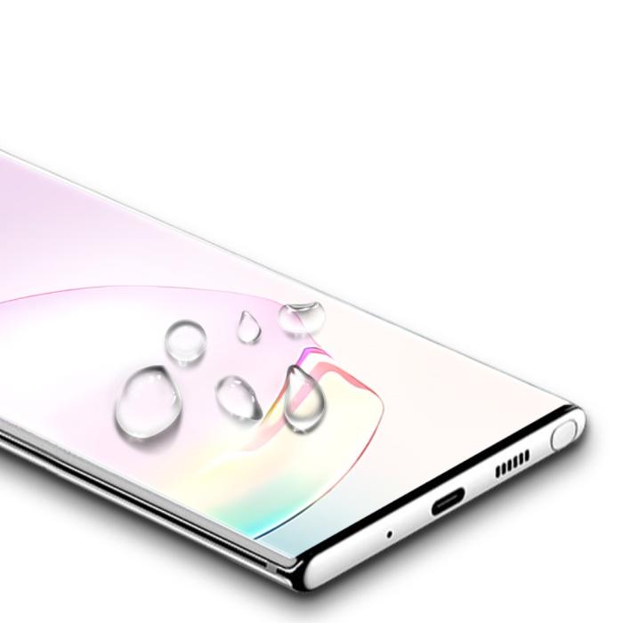 Mocolo - Mocolo 3D Curved Härdat Glas Skärmskydd för Galaxy Note 20 Ultra - Svart