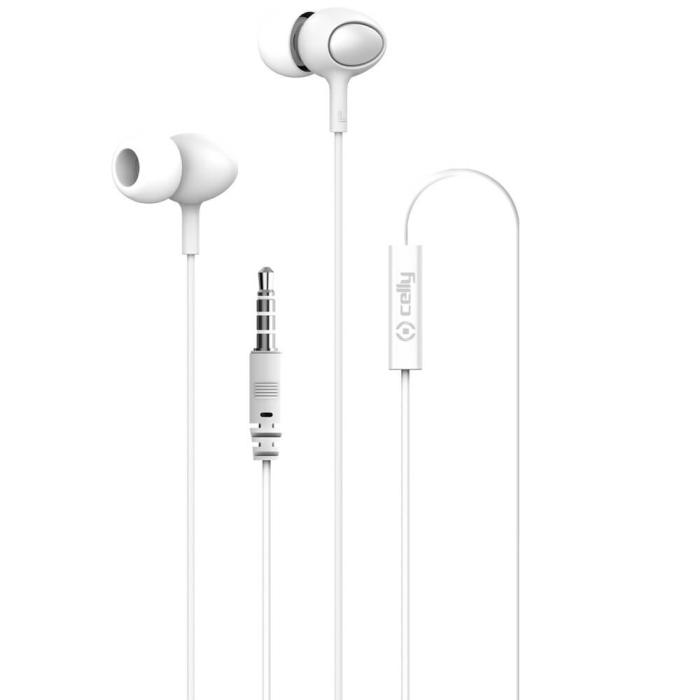 Celly - Celly UP500 Stereoheadset In-ear Vit