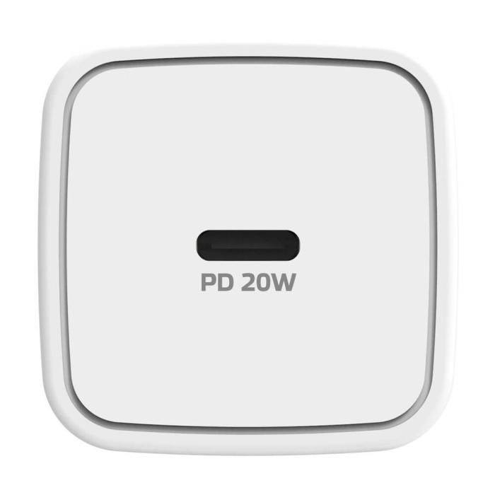 Celly - Celly - USB-laddare USB-C PD 20W + Lightningkabel