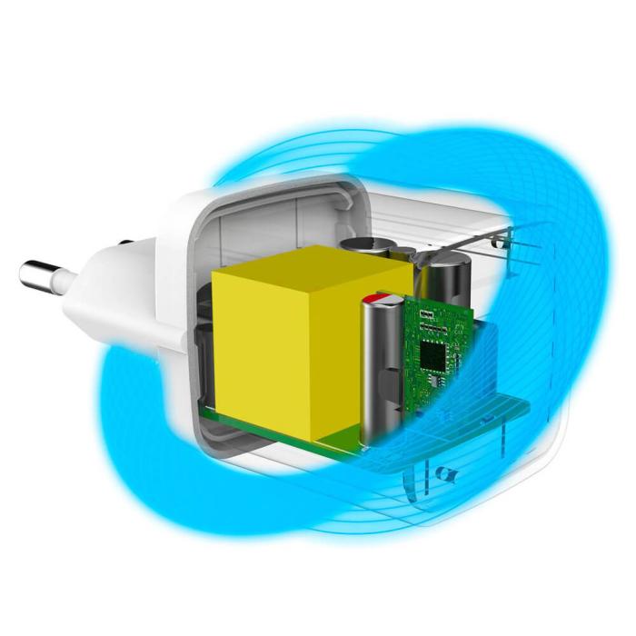 Celly - Celly - USB-laddare USB-C PD 20W + Lightningkabel