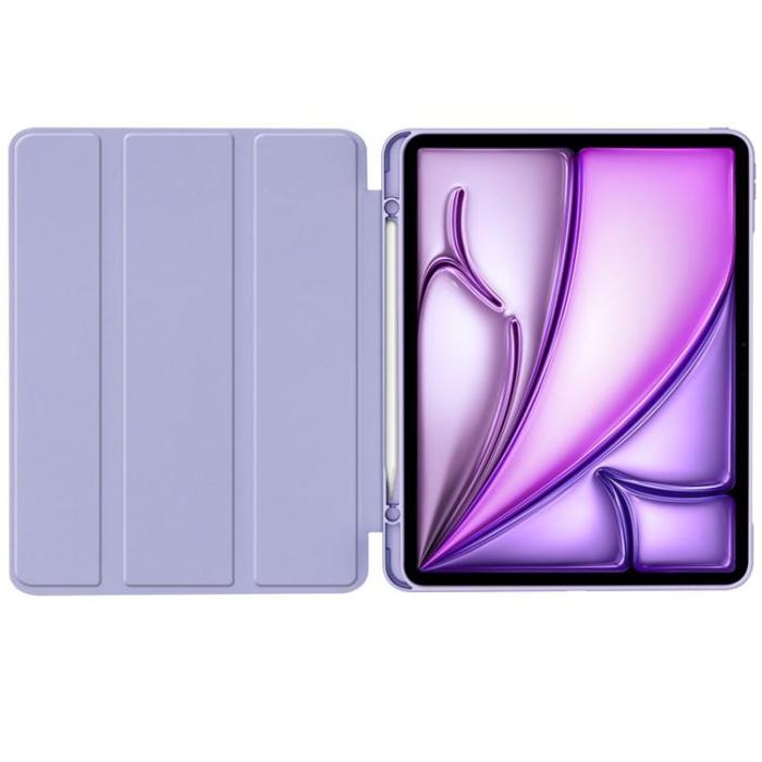 Tech-Protect - Tech-Protect iPad Air 13 (2024) Fodral med plats för pennna - Violet