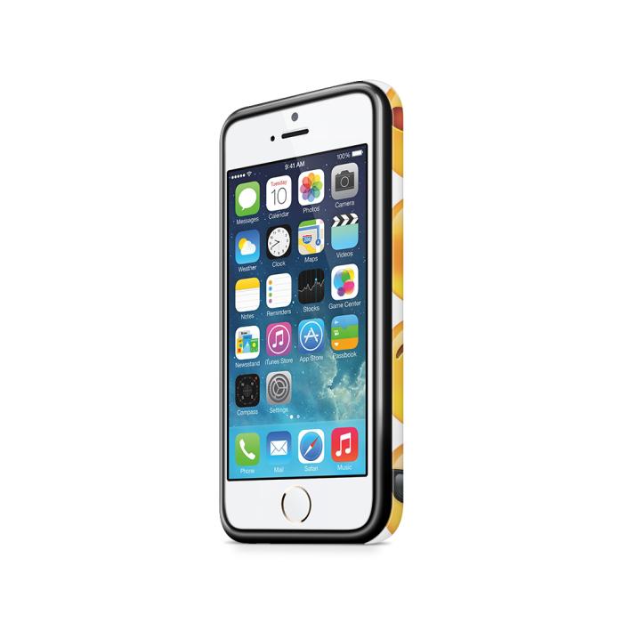 UTGATT5 - Tough mobilSkal till Apple iPhone SE/5S/5 - Emoji - Smileys