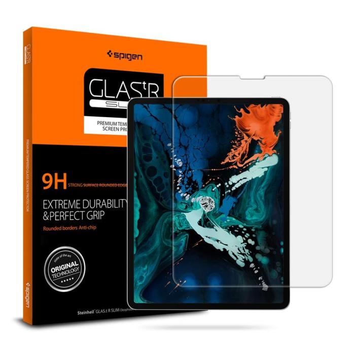 UTGATT5 - SPIGEN Härdat Glas Tr Slim iPad Pro 12,9 2018