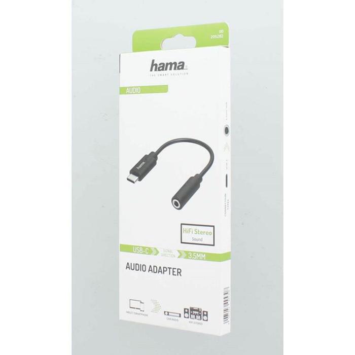 Hama - HAMA Adapter Audio USB-C till 3.5 mm Stereo