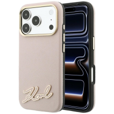 KARL LAGERFELD - Karl Lagerfeld Mobilskal F&ouml;r iPhone 18 Pro/17 Pro Magsafe Grained Resin