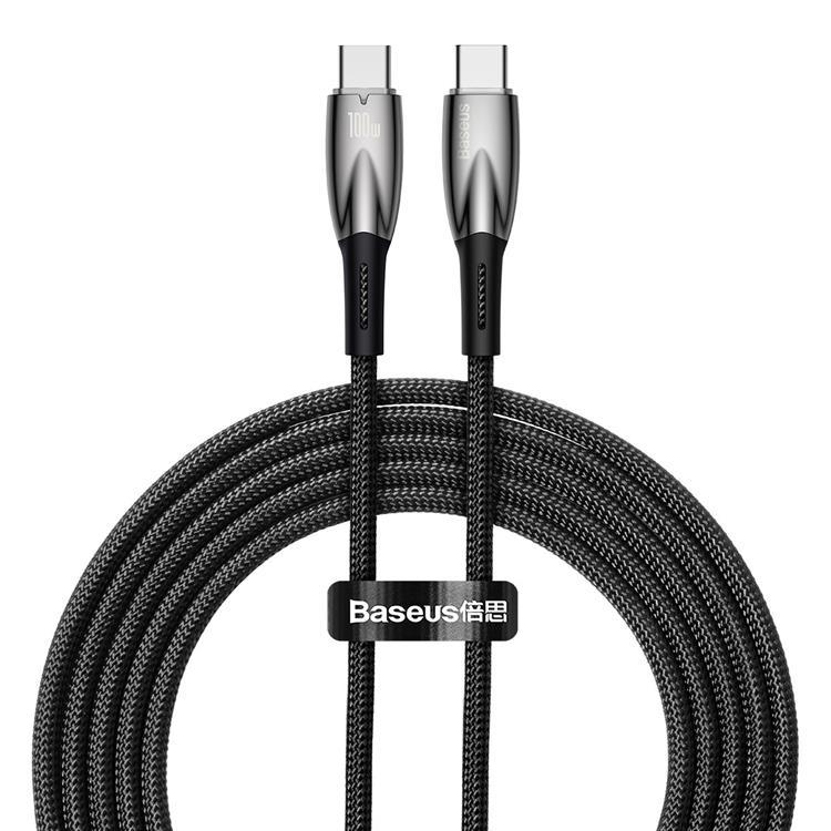 Baseus USB-C till USB-C kabel 100W 2m - Svart | 3541 | AlltMobil