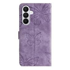 OEM - Samsung Galaxy A37 Pl&aring;nboksfodral Konstl&auml;der Flip - Lila