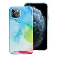 OEM - iPhone 11 Pro Max Magsafe Mobilskal Läder - Multicolor Splash