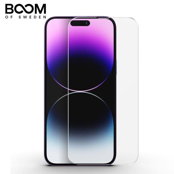 Boom of Sweden - LIVSTIDSGARANTI - BOOM iPhone 14 Pro Max Härdat Glas Skärmskydd - 2 Pack