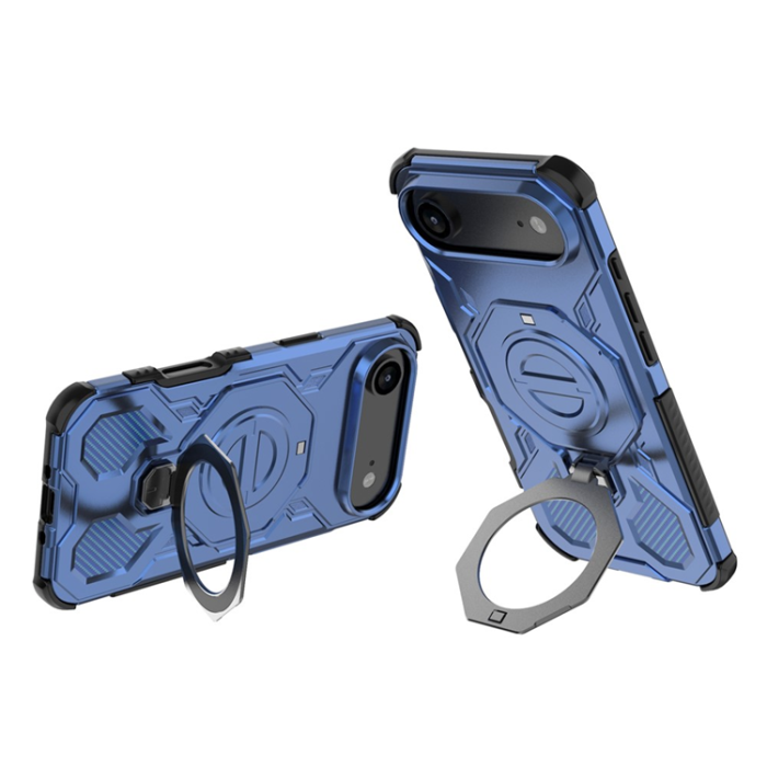 A-One Brand - iPhone 17 Air Mobilskal Rotating Kickstand - Mörkblå