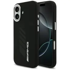 Mercedes - AMG iPhone 17 Mobilskal MagSafe Silikon Oversize Rhombs - Svart