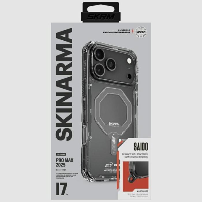 Skinarma - Skinarma iPhone 17 Pro Max Mobilskal MagSafe Saido - Graphite