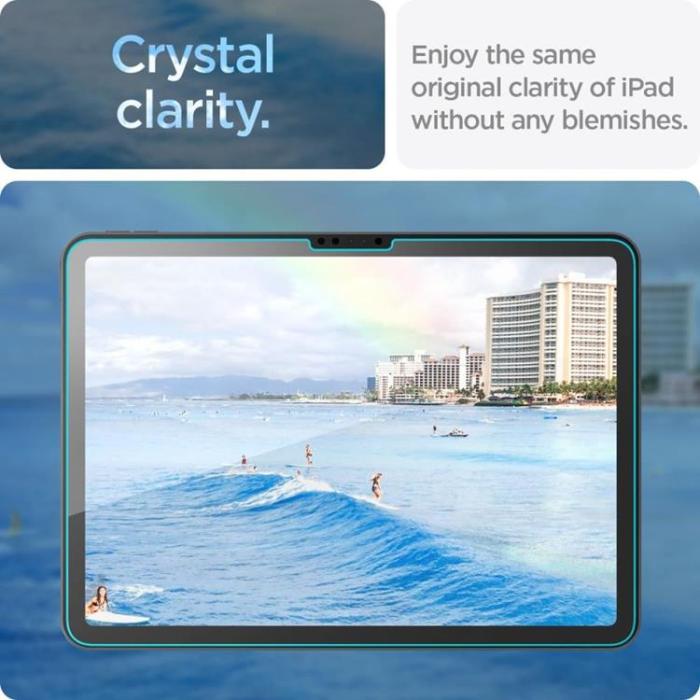 Spigen - Spigen iPad Air 13 (2024) Härdat Glas Skärmskydd GLAS.TR ”EZ FIT”