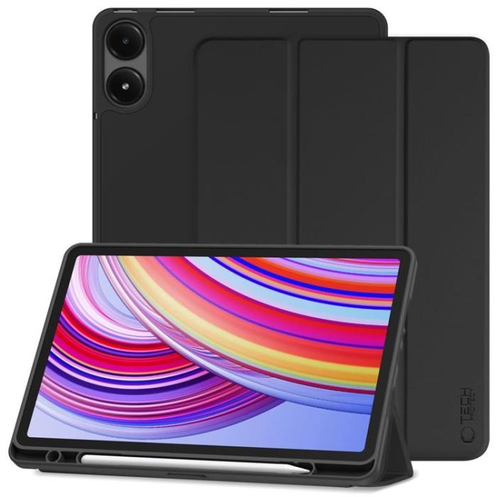 Tech-Protect - Tech-Protect Xiaomi Redmi Pad Pro Fodral med pennfack - Svart