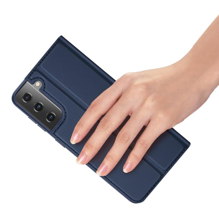 UTGATT5 - Dux Ducis Skin Pro Plånboksfodral Samsung Galaxy S21 Ultra 5G - Blå