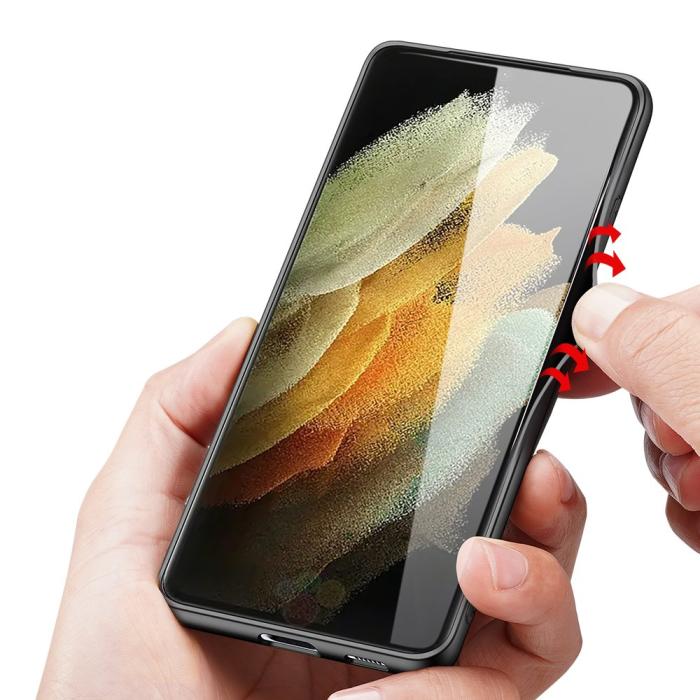UTGATT4 - Dux Ducis Fino Mobilskal Samsung Galaxy S21 Ultra 5G - Svart