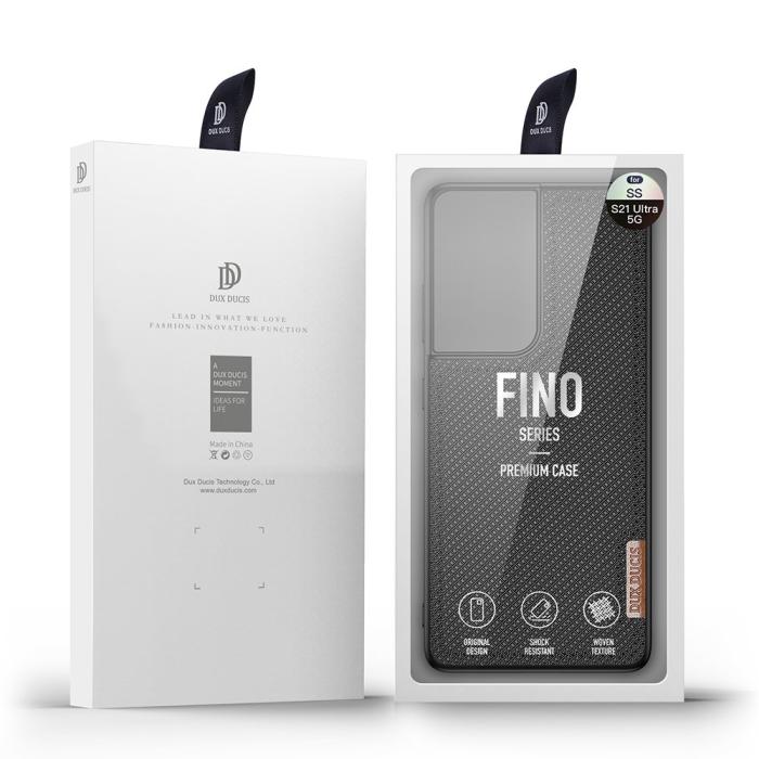 UTGATT4 - Dux Ducis Fino Mobilskal Samsung Galaxy S21 Ultra 5G - Svart