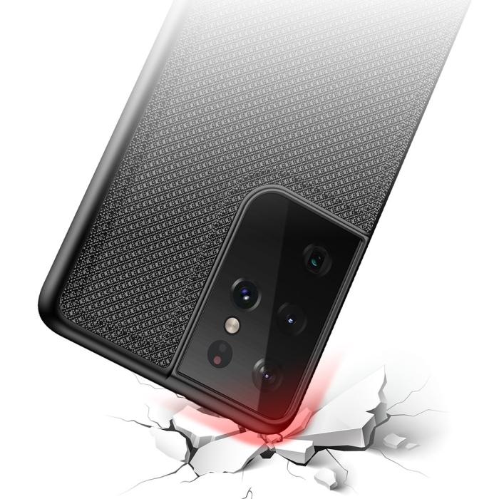 UTGATT4 - Dux Ducis Fino Mobilskal Samsung Galaxy S21 Ultra 5G - Svart