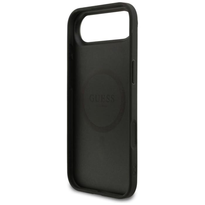 Guess - Guess iPhone 17 Air Mobilskal MagSafe 4G Ring Classic Logo - Svart