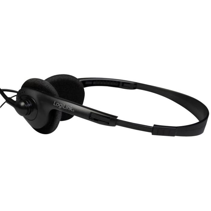 LogiLink - LogiLink PC-Headset Stereo Mikrofon 1x3,5mm - Kontakt