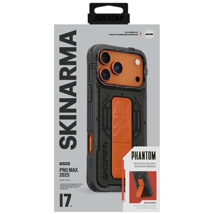Skinarma - Skinarma iPhone 17 Pro Max Mobilskal MagSafe Phantom - Oliv