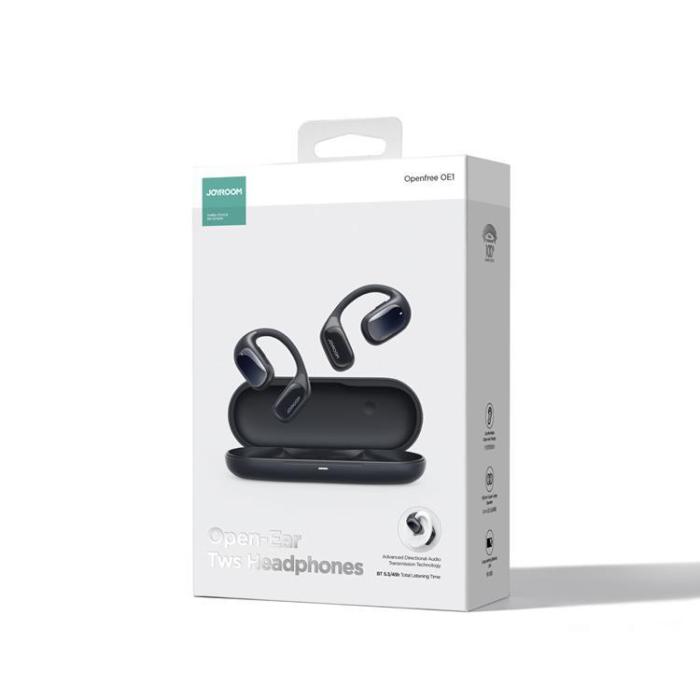 Joyroom - Joyroom Openfree Trådlösa On-Ear Hörlurar - Mörkblå