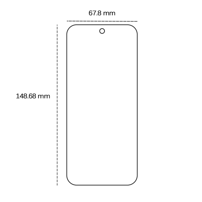 A-One Brand - Google Pixel 9a Härdat Glas Skärmskydd 2.5D - Clear