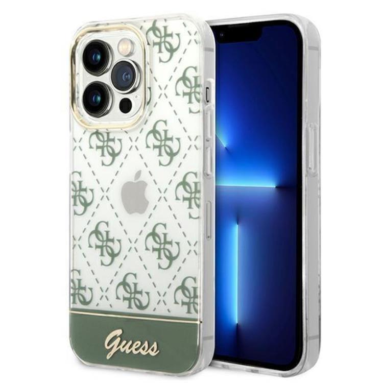 GUESS iPhone 14 Pro Max Skal 4G Pattern Script - Gr | 2353 | AlltMobil