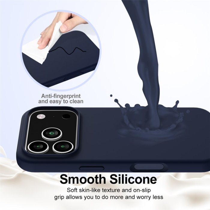 A-One Brand - iPhone 17 Pro Max Mobilskal MagSafe Silikon Anti-Drop