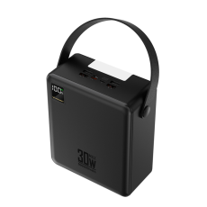 Wozinsky - Wozinsky Powerbank 100000mAh 30W med ficklampa - Svart